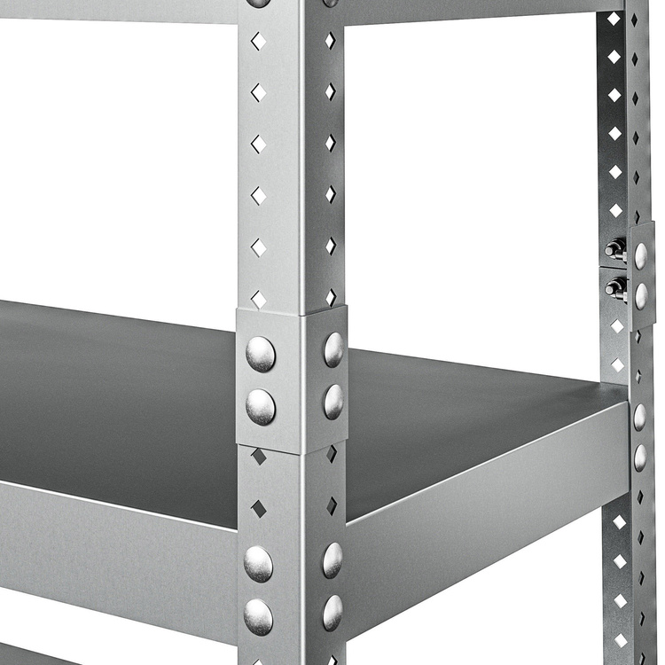Regał metalowy Hard Metal 240x100x50 6P 1350 kg