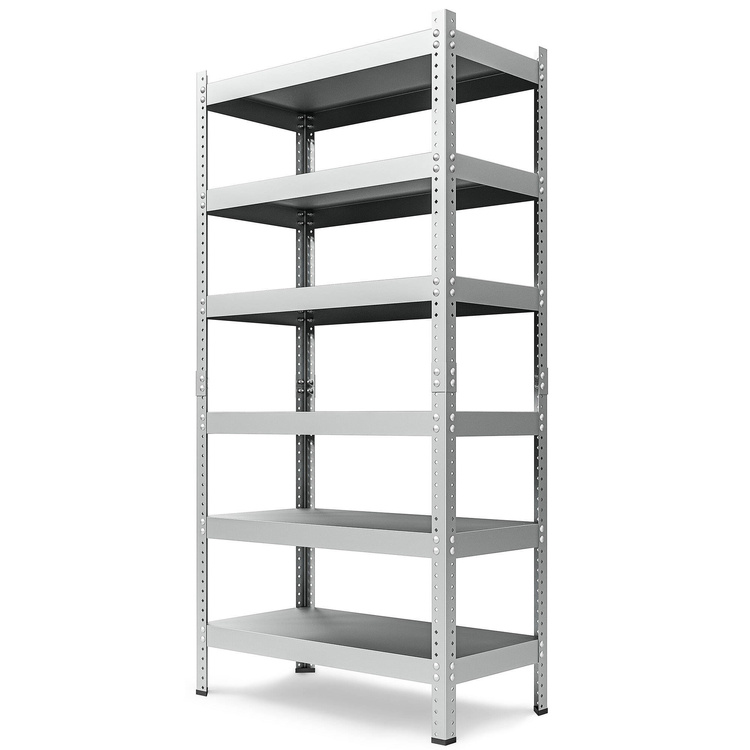Kliknij na zdjęcie, aby je powiększyć Regał metalowy Hard Metal 220x100x50 6P 1350 kg